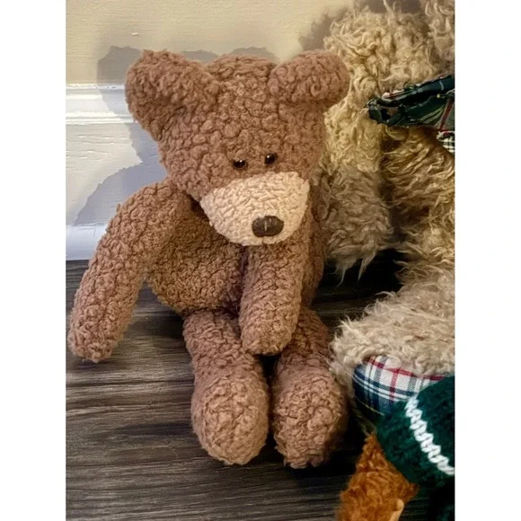 VINTAGE Boyds Russ Ganz TY 1980s 1990s Lot Of 7 Stuffed Animals Bears Monkey - Picture 7 of 14